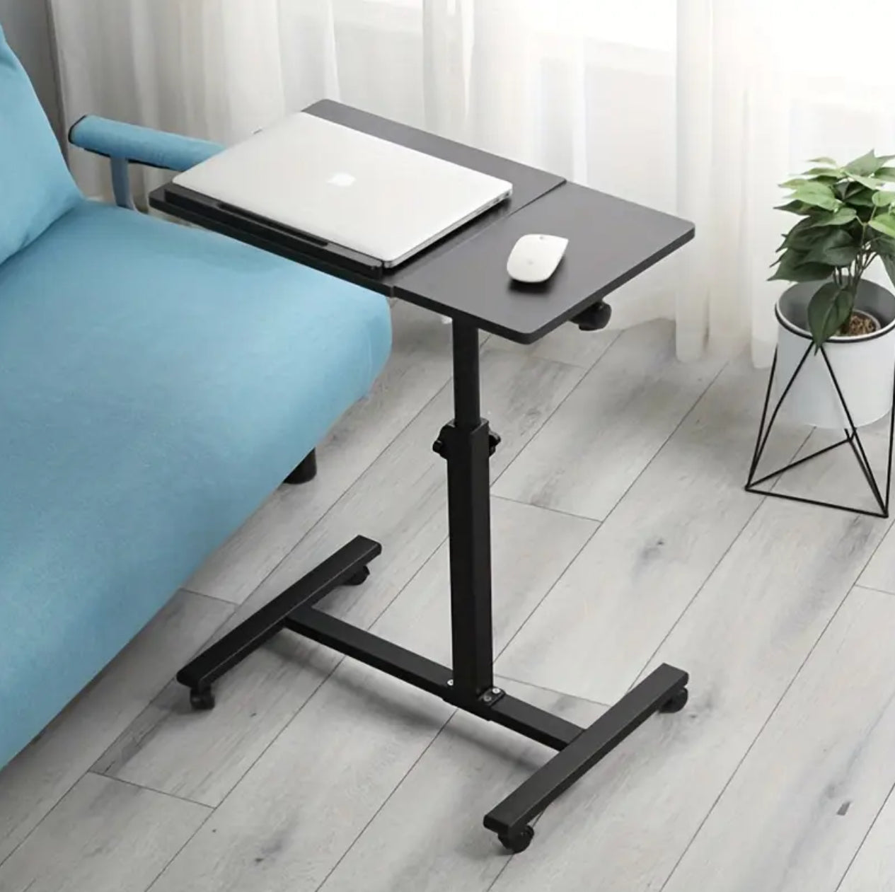 Laptop Stand,Movable Table, Height Adjustable Standing Desk