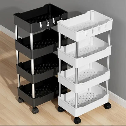 Multipurpose storage rack with wheels