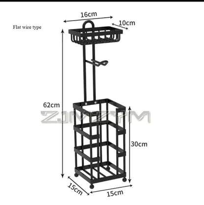 Heavy-Duty Toilet Paper Holder Stand