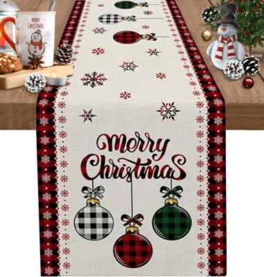 Christmas themed table runner