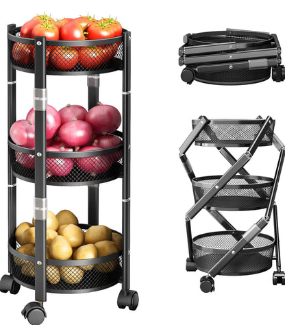 3 tier collapsible rack