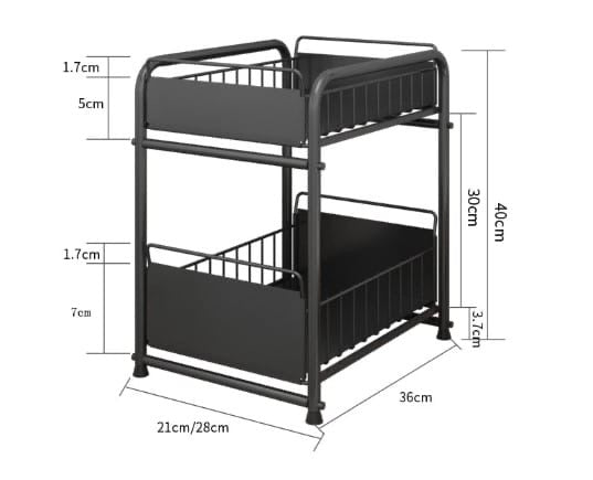 Metallic multipurpose rack