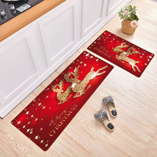 Christmas kitchen mat