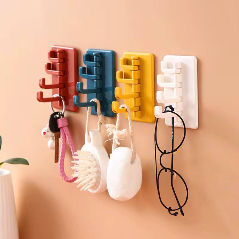 Wall Adhesive 4 way hooks