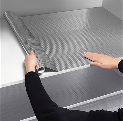 Modern Kitchen Oil-proof Self Adhesive Aluminum Foil Cabinet Contact Wallpapers