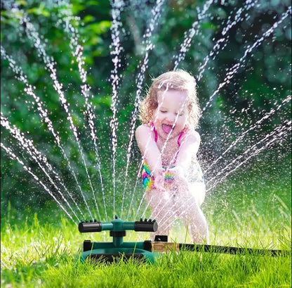 3 arm garden sprinkler