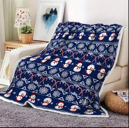 Double Layered Xmas Blanket