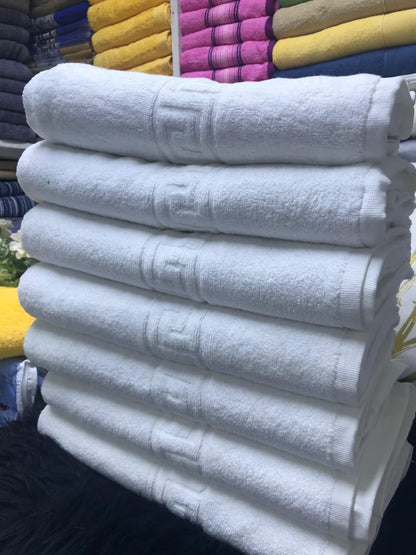 Cotton white towels