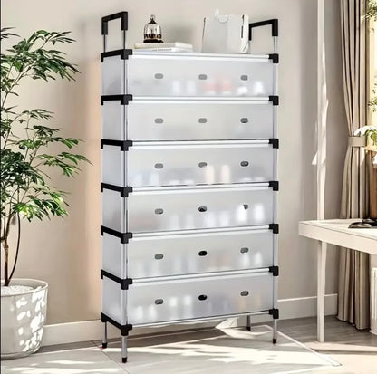 Shoe storage cabinet Foldable and space-saving design