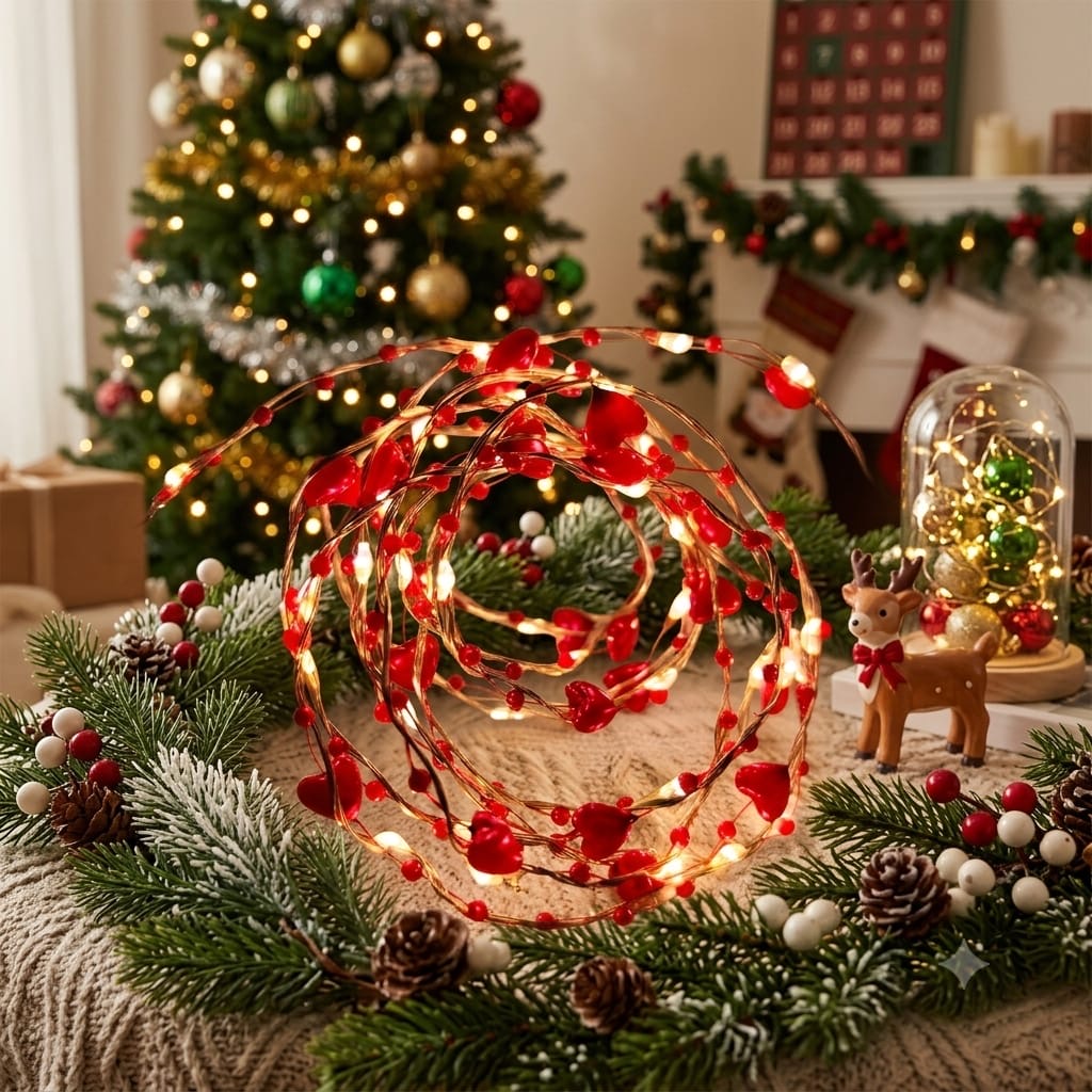 5M Battery Operated Christmas Fairy  Lights with 50 lights