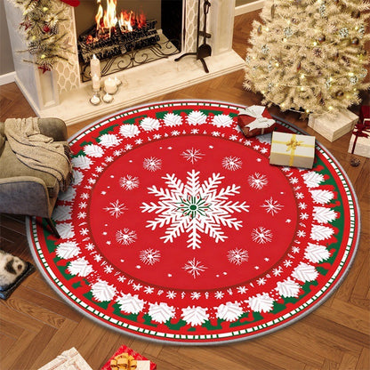 Christmas Circular Carpet
