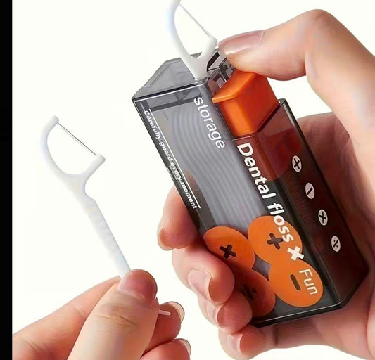 Portable Automatic Floss Dispenser with Travel Case