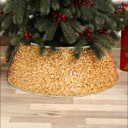 Creative Printed Sequins Stereoscopic Tree Bottom Decoration  Tree Skirt