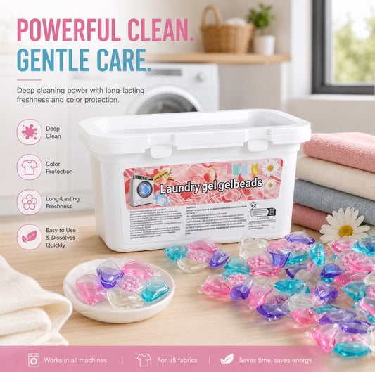 5-in-1 Laundry Pods + Laundry Beads (100pcs)