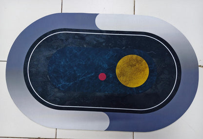 Rubber bathroom mats