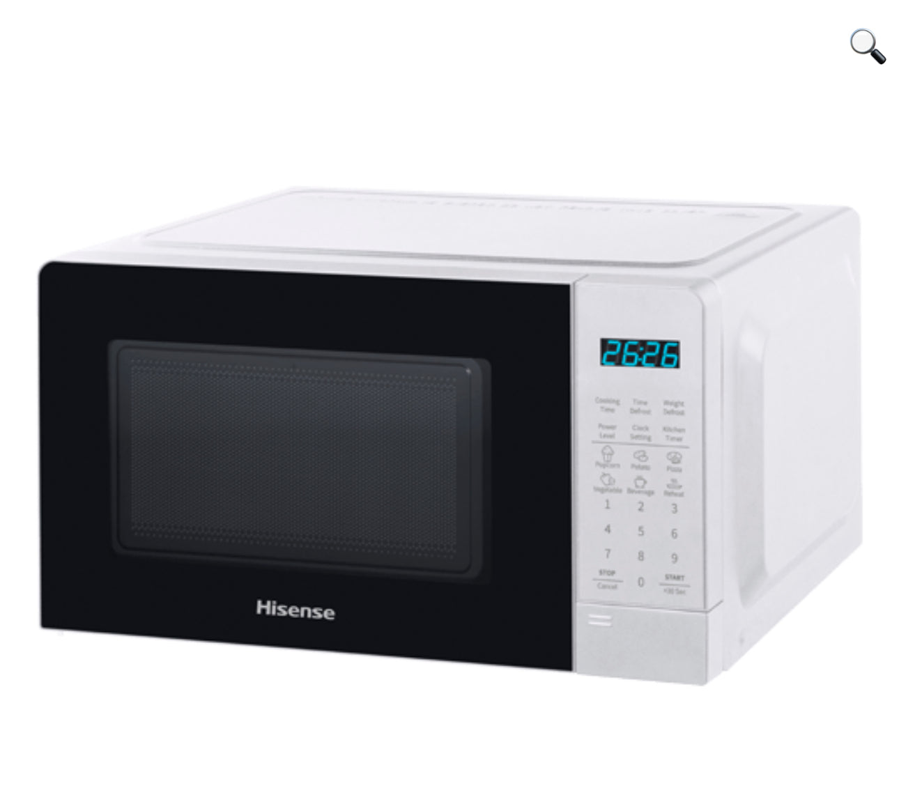 Hisense 20Litres Digital Microwave (White)