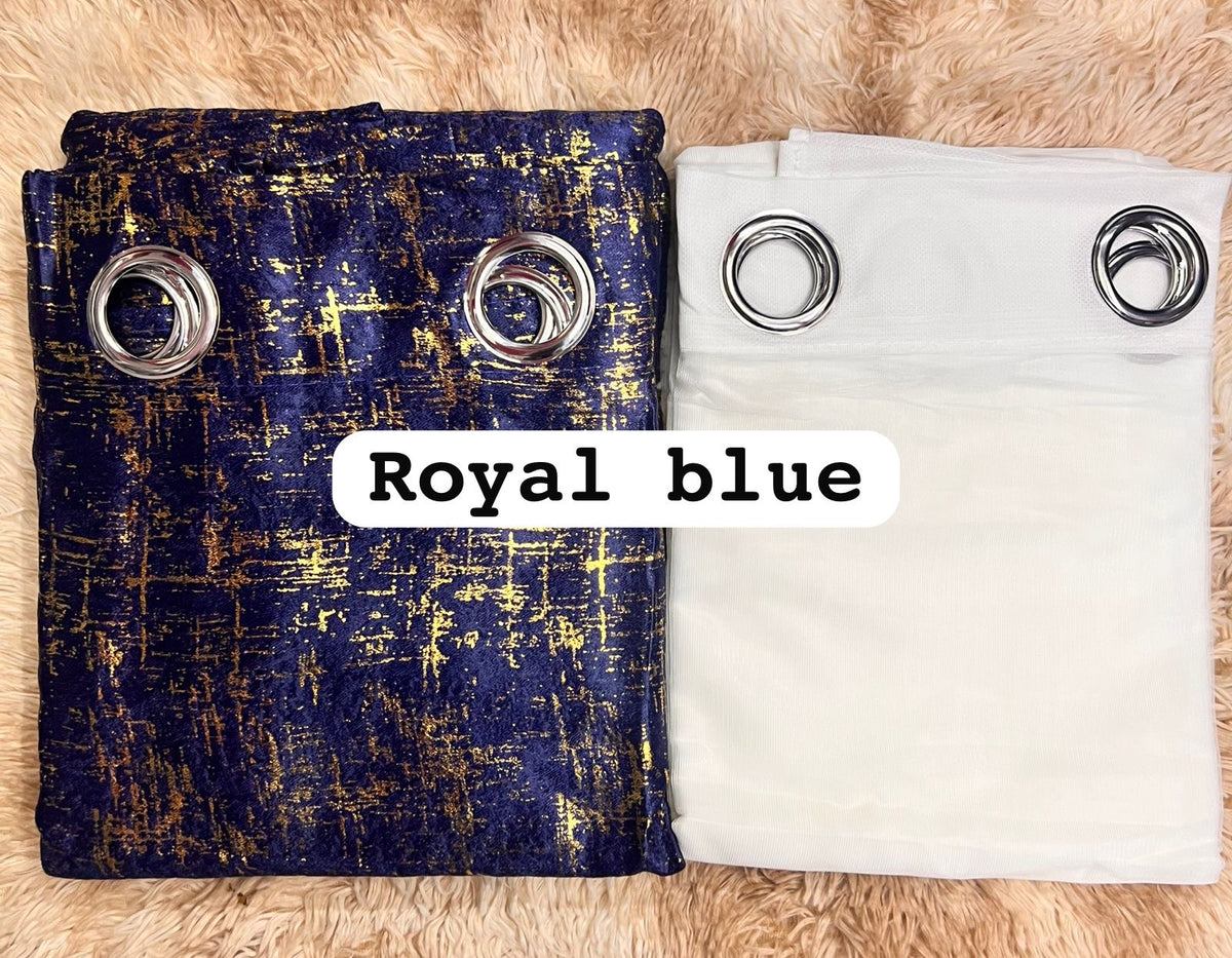 3 in 1 Curtains & Drapes Set