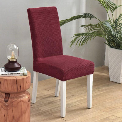 Slip, Jacquard Material Dining Chairs Seat Covers