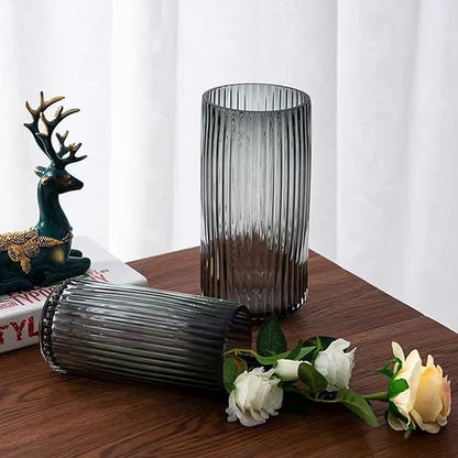 Modern creative dark glass vase