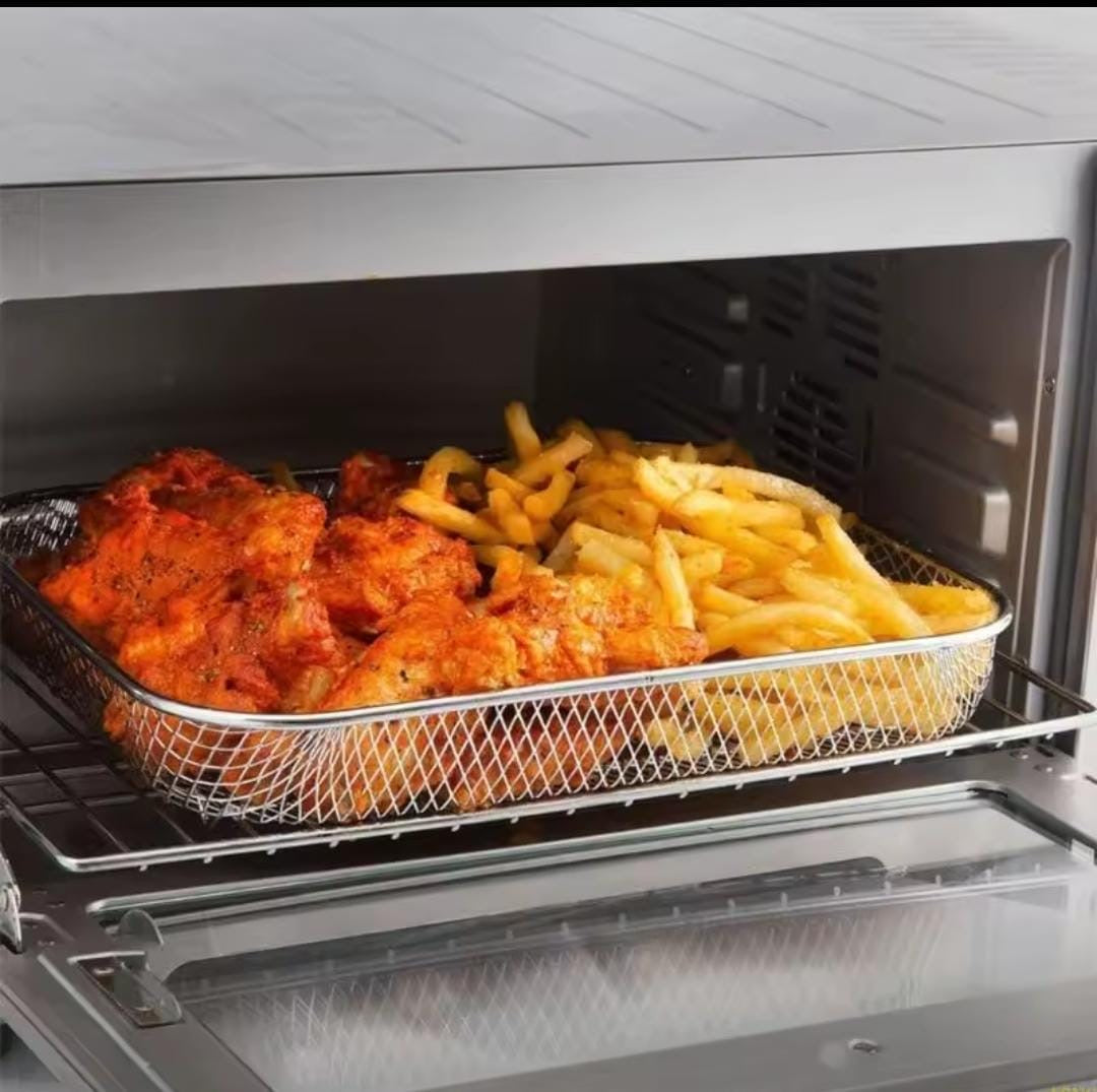 Air fryer basket for oven