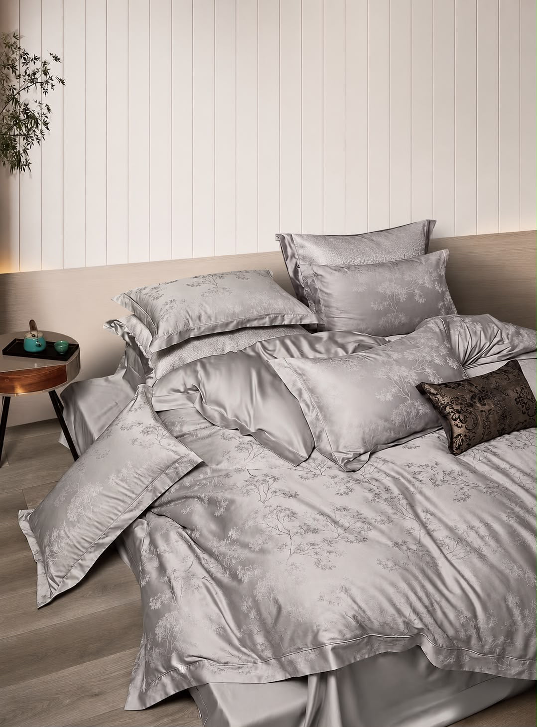 100% cotton. Zero compromise. Premium jacquard duvet set