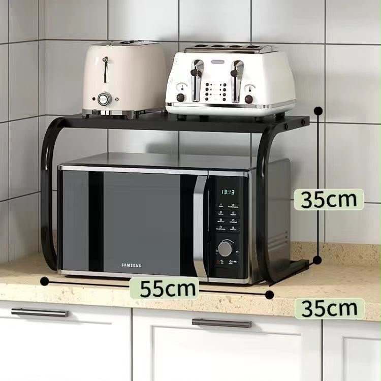 1 Tier Metallic Microwave organizer shelf / Stand