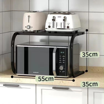 1 Tier Metallic Microwave organizer shelf / Stand