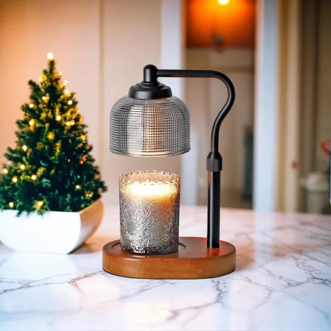 Glass Dimmable electric candle warmer
