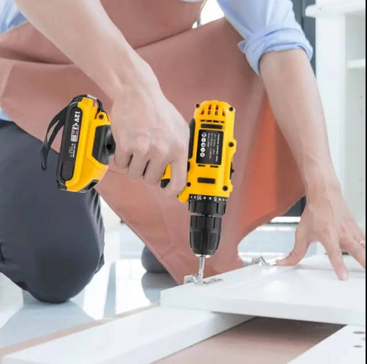 Rechargeable 21 V Cordless Screwdriver Set