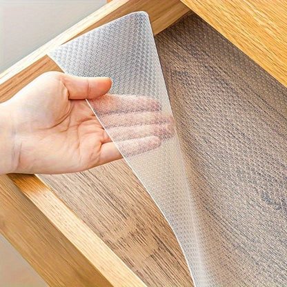 Kitchen clear drawer liners oil proof moisture cupboard shelf liner mat