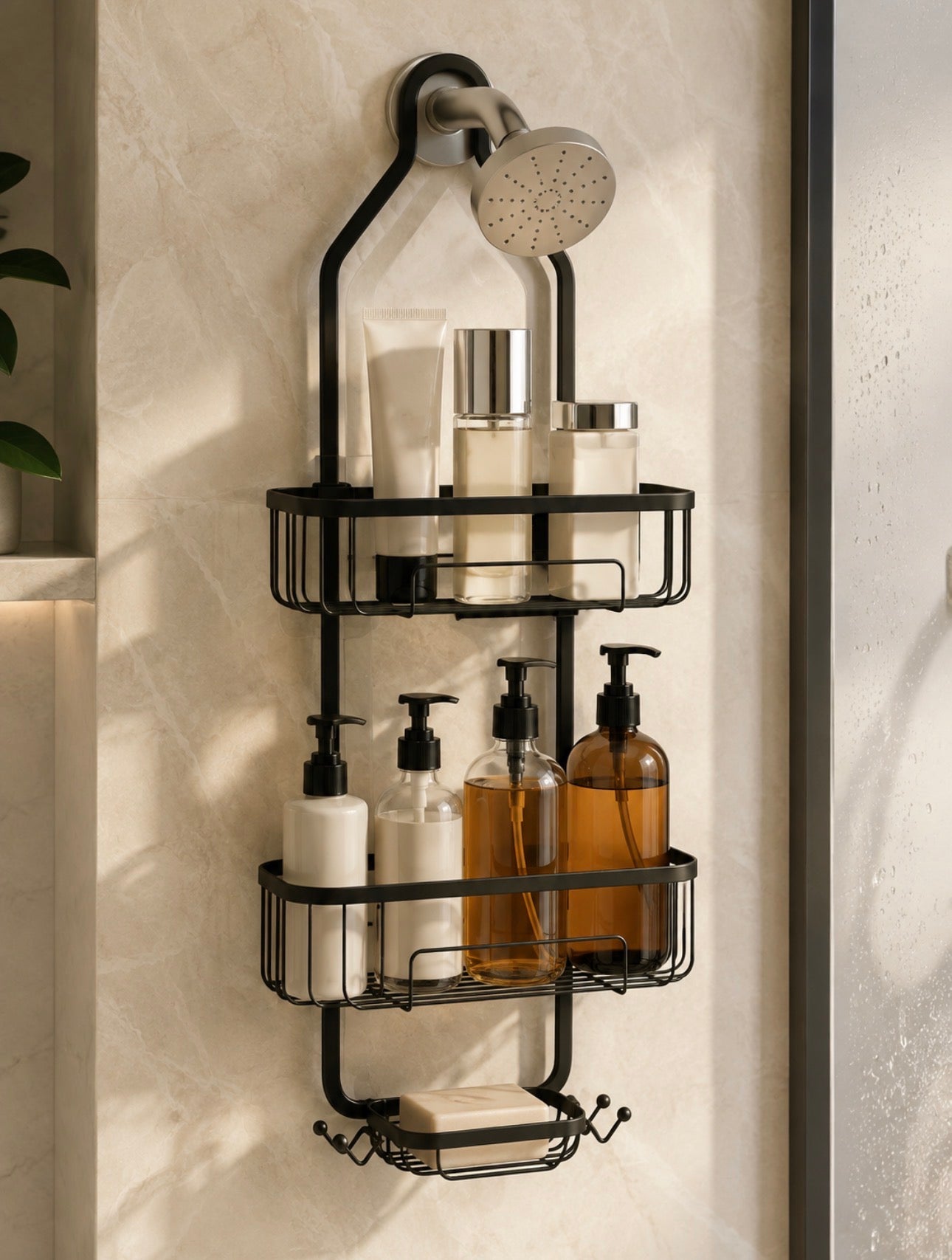 Bathroom storage shower caddy.