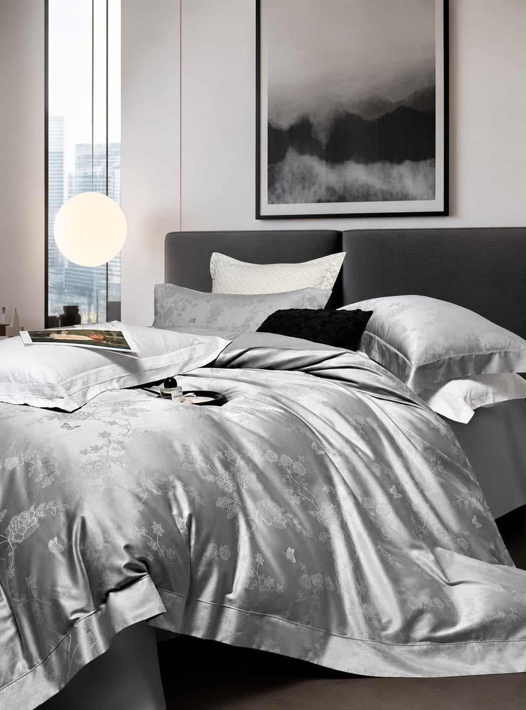 100% cotton. Zero compromise. Premium jacquard duvet set