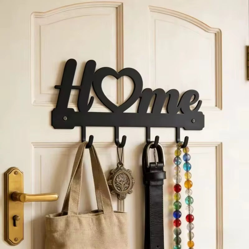 Aluminum Metal Wall Art No Drill Adhesive Key Holder Entryway Home Decor