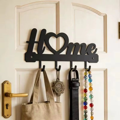 Aluminum Metal Wall Art No Drill Adhesive Key Holder Entryway Home Decor