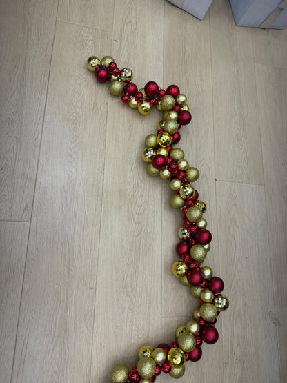 Mixed colors string balls 6cms - 1.8meters