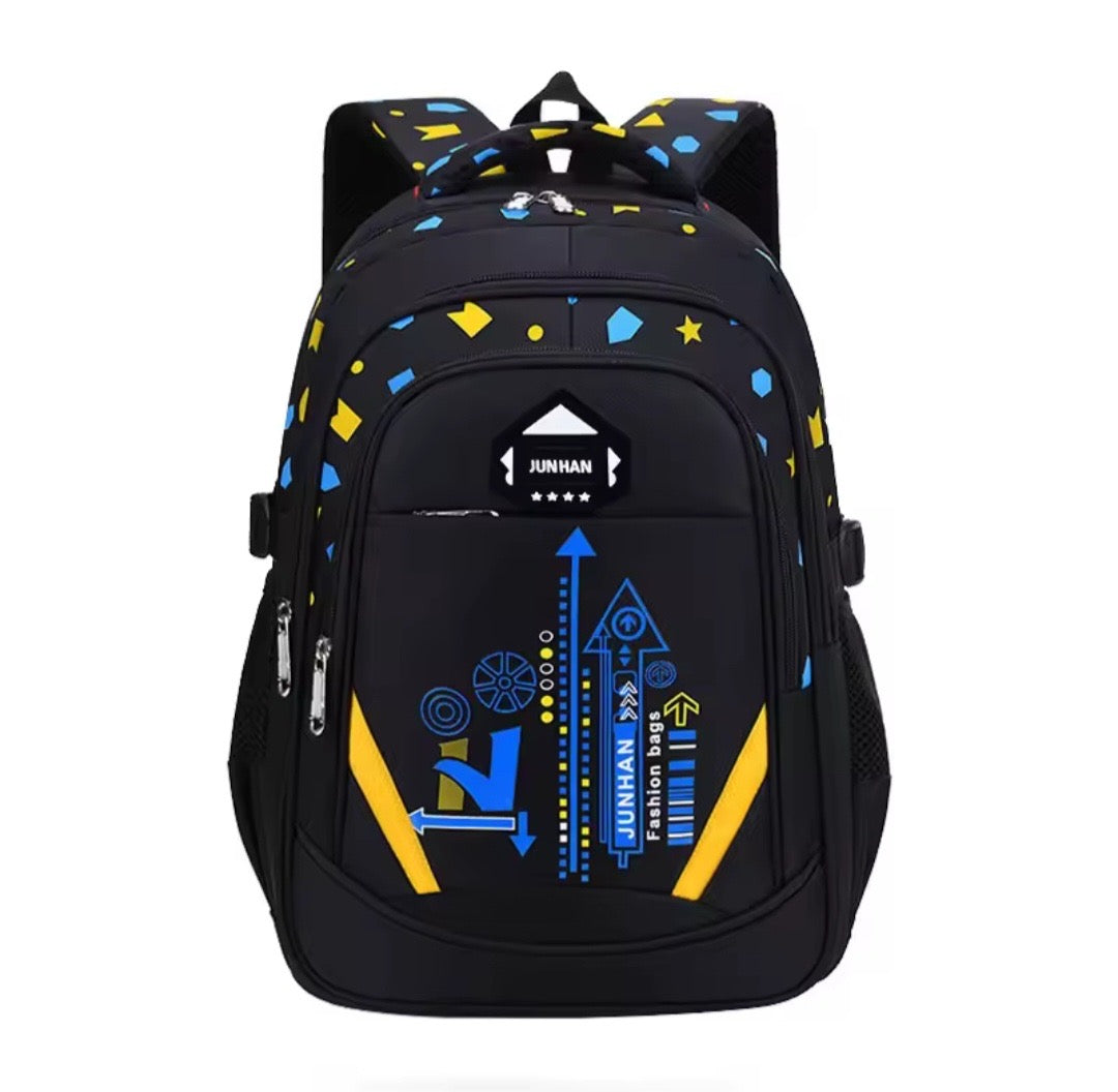Geometry Pattern Light Weight School Bag.