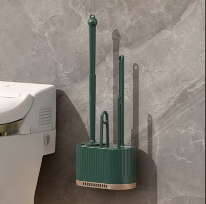 3-in-1 Wall mounted Toilet Brush Cleaning Set
