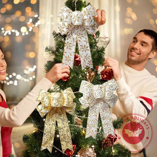 Christmas bowtie decor