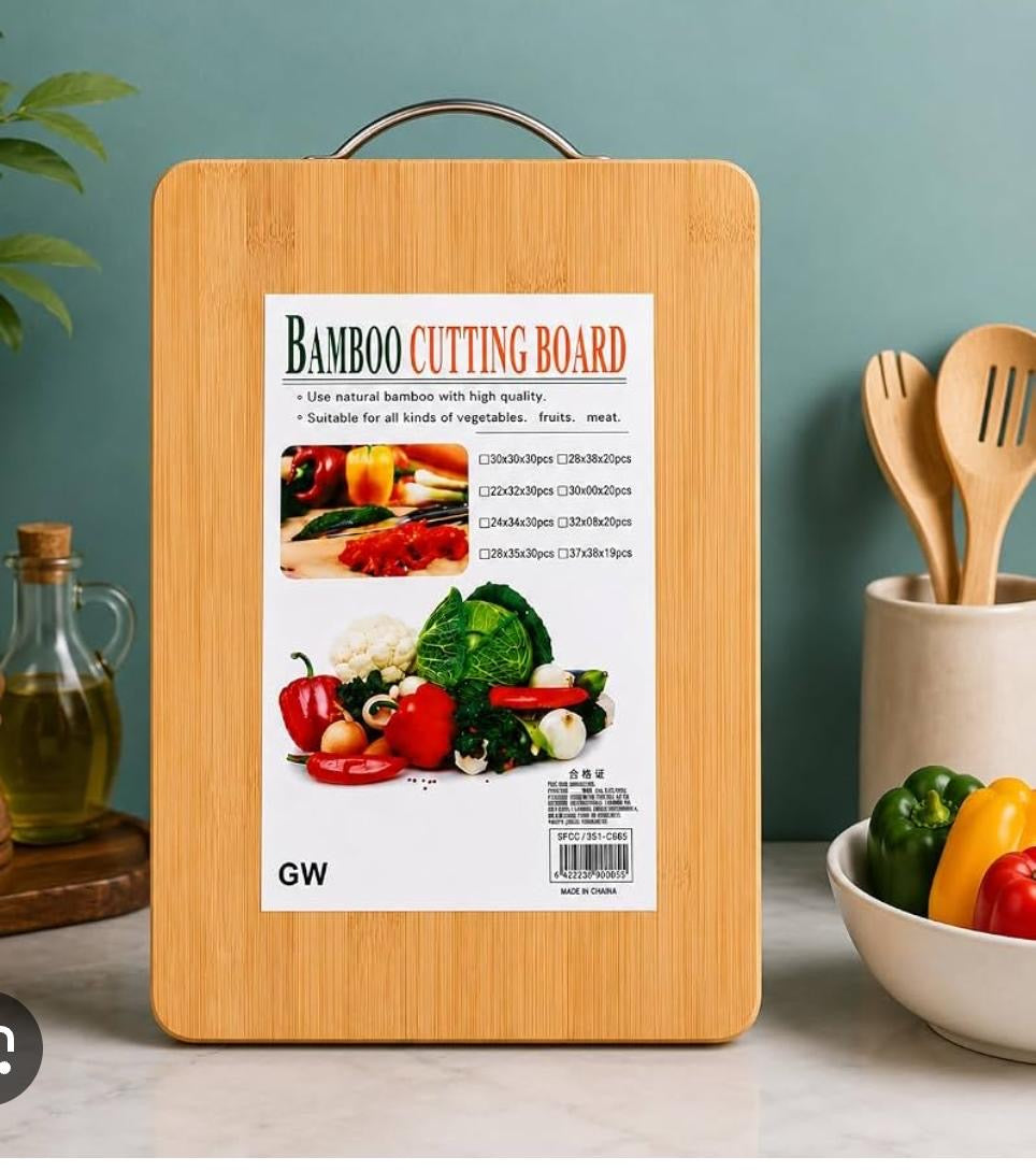 Natural bamboo chopping board