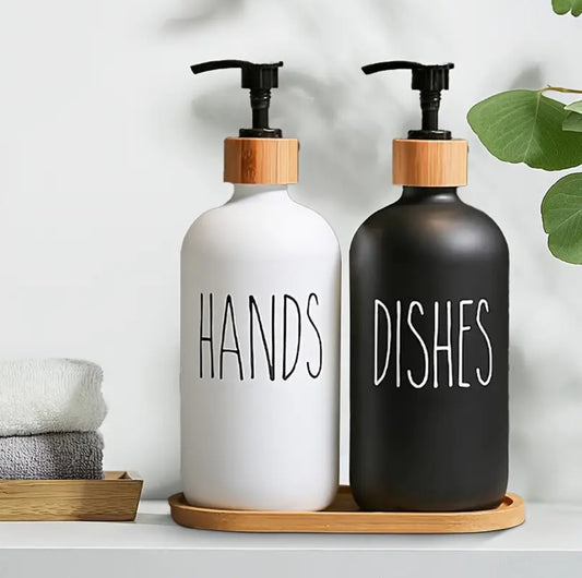 3 pc /  set hand and soap dispenser