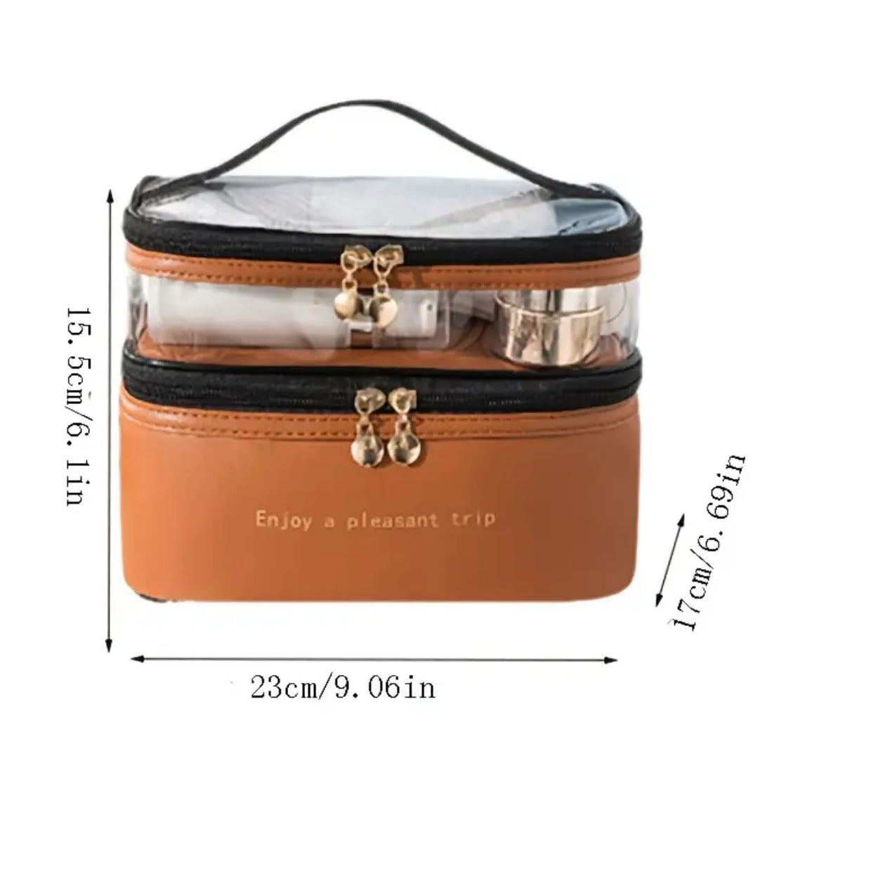 Double Layered Waterproof Toiletries Bag/Cosmetics Bag