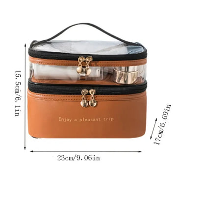 Double Layered Waterproof Toiletries Bag/Cosmetics Bag