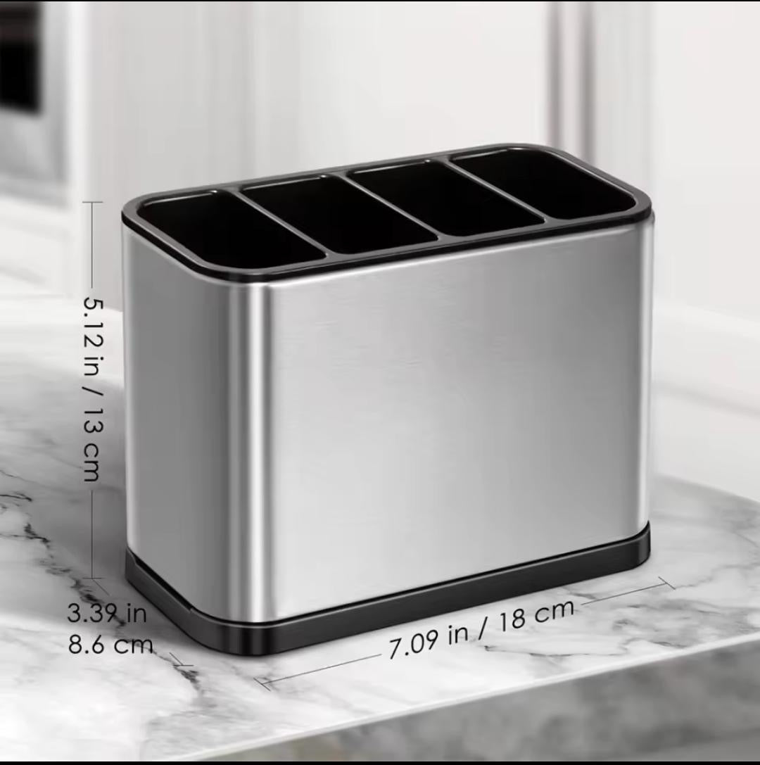compartment Stainless Steel Cutlery Organizer
