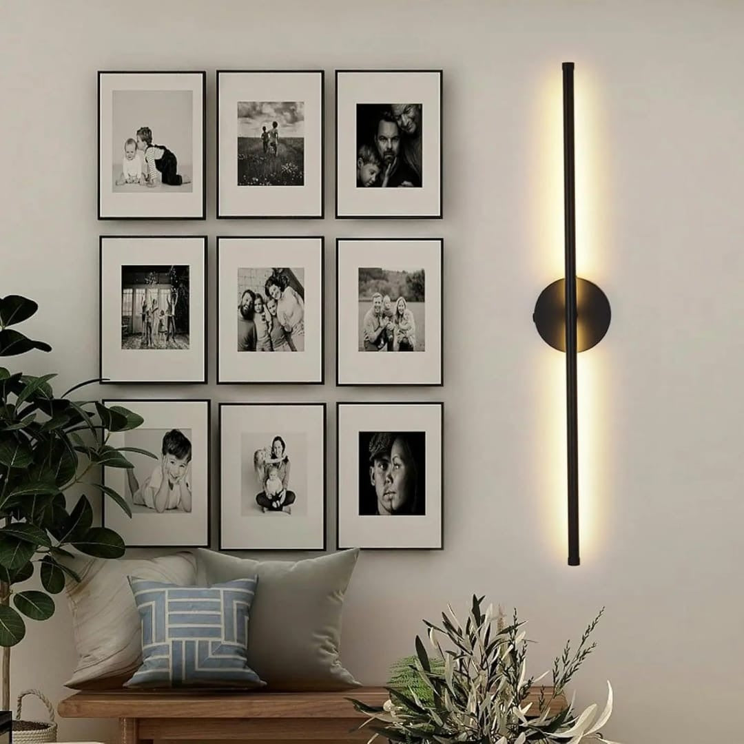 Modern Wireless LED Wall Sconce with Remote Control