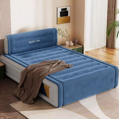 Big size 203*152*36 cm 5*6 inflatable air bed with head rest