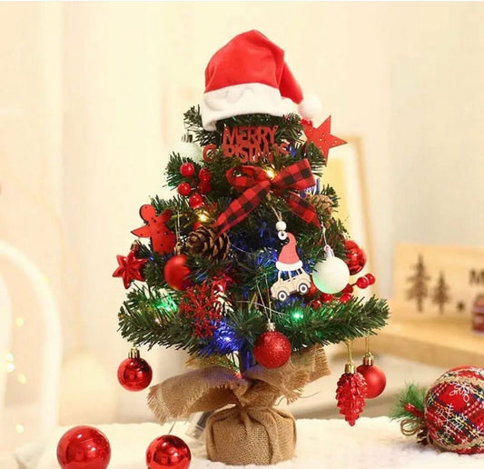 45cm high table top
Potted Christmas Tree with inbuilt lights and decoration