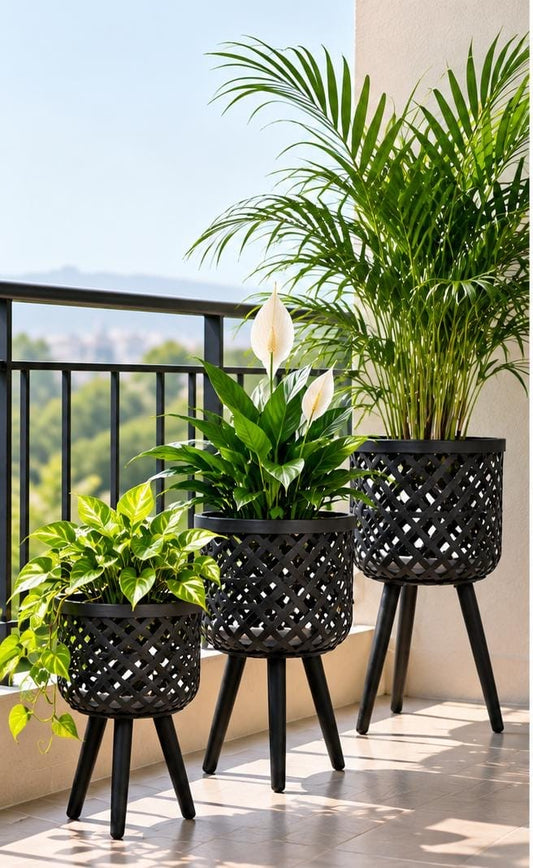 Boho Rattan Plant Stand