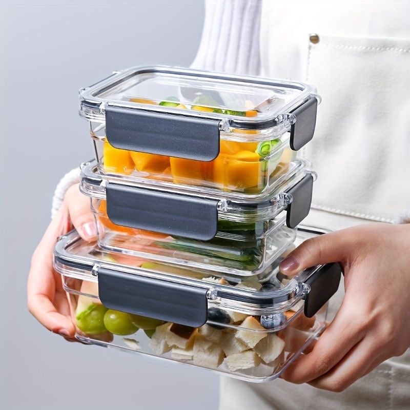 3-Piece Set: Leakproof acrylic Food Storage Containers