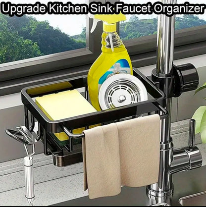 Faucet Drain Rack Kitchen Sink Organizer