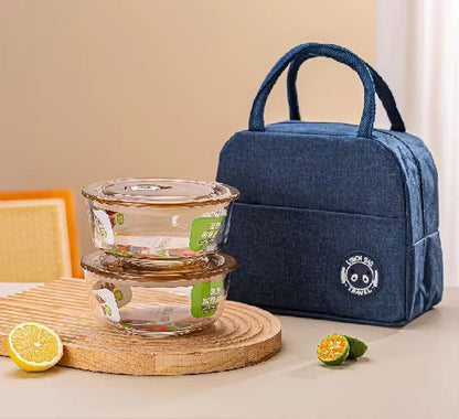 2 Food containers+Lunch bag